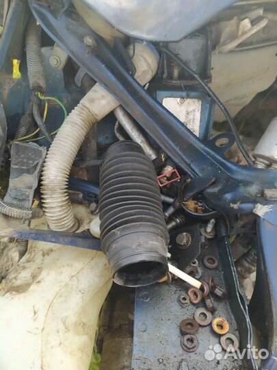 Правая четверть пежо 307 синяя рестайл