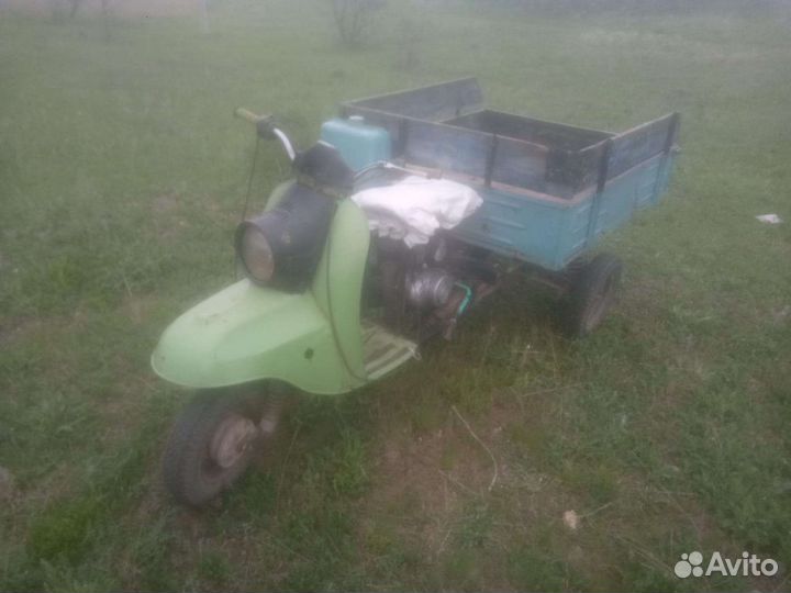 Мотороллер на ходу без документов