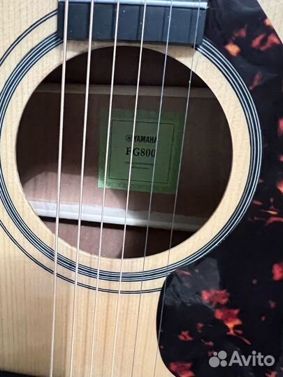 Акустическая гитара yamaha fg800 Массив