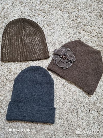 Комплект шапка и шарф женские