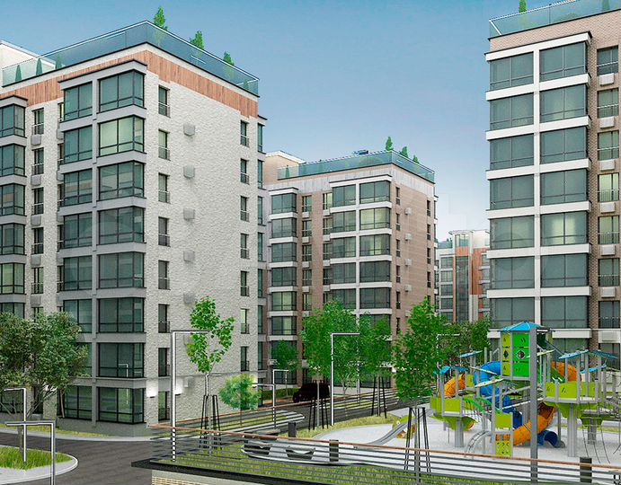 1-к. квартира, 45,2 м², 2/8 эт.