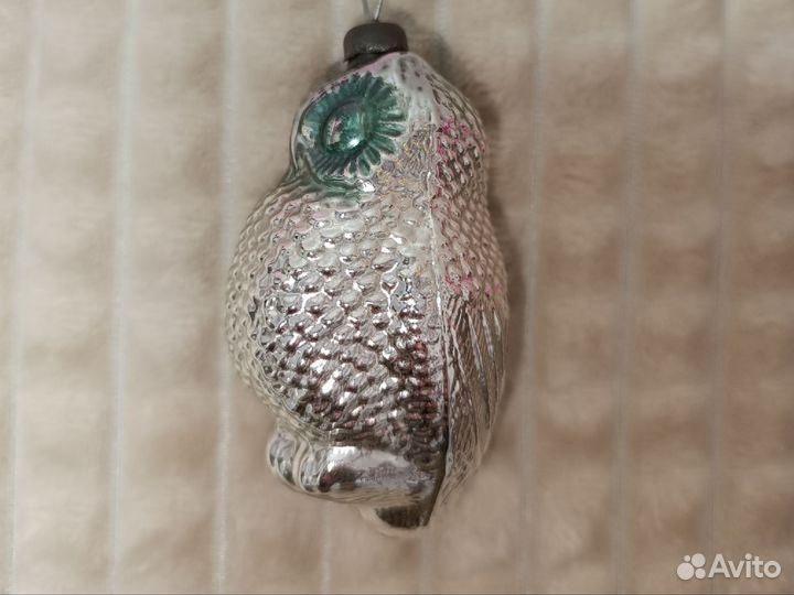Сова елочная игрушка СССР