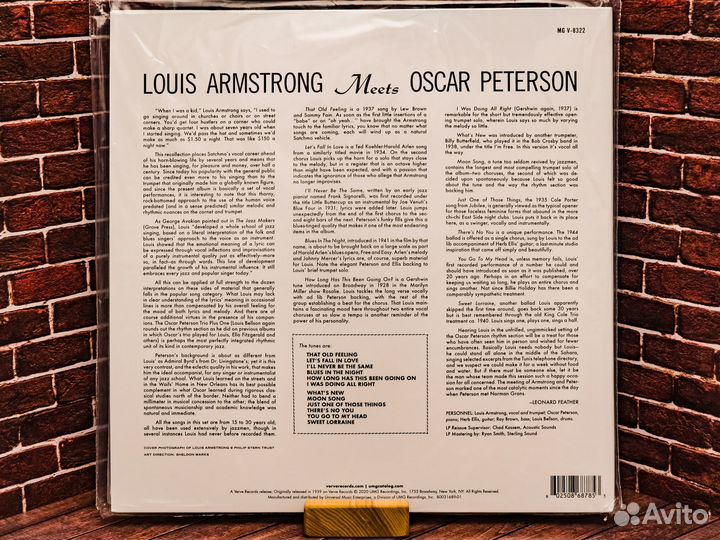 Louis Armstrong Meets Oscar Peterson (Acoustic Sou