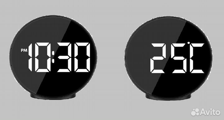 Настольные часы метеостанция будильник