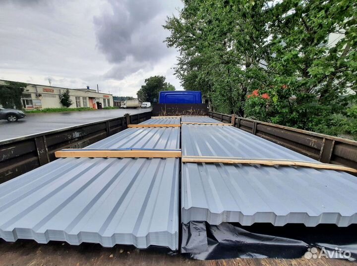 Профлист оцинкованный окрашенный нс-35 0,5х1000