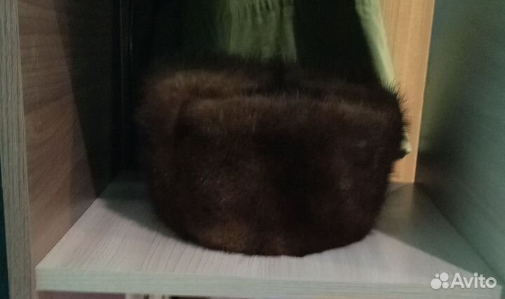 Норковая шапка мужская