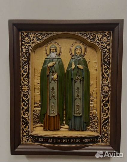 Икона Кирилл и Мария Радонежские