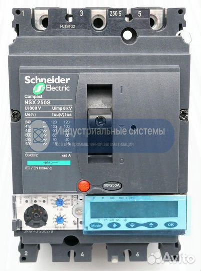 Новый Schneider Electric Compact NSX250-S-5.2E250