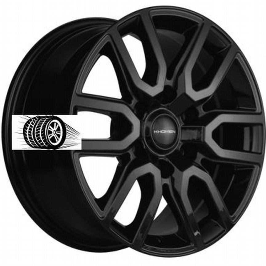 Литые диски Khomen Wheels 8×R17 6×139.7