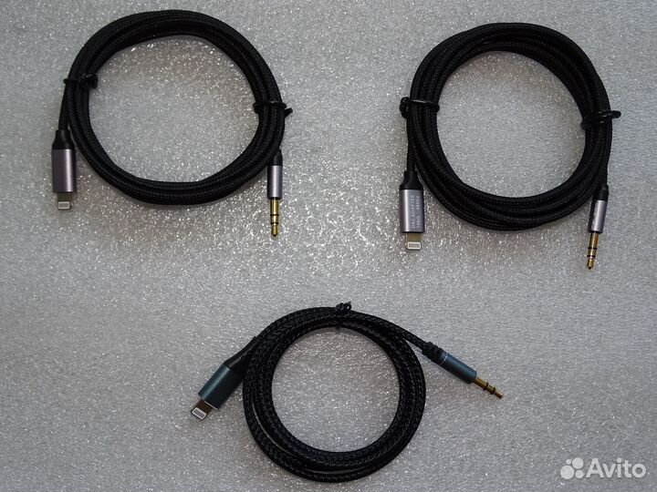 Кабель AUX с цап для iPhone