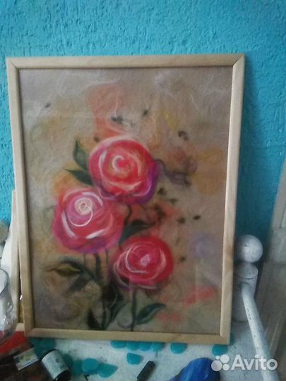 Картина шерсть