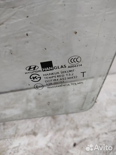 Стекло переднее левое Hyundai Getz