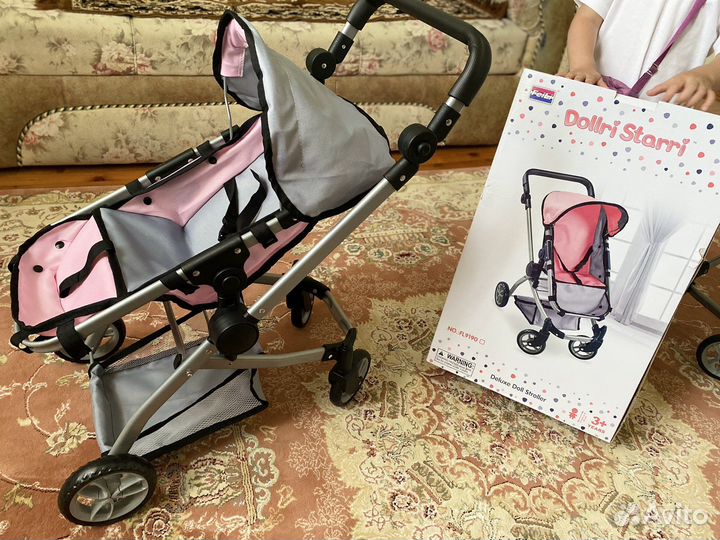 Коляска для кукол новая