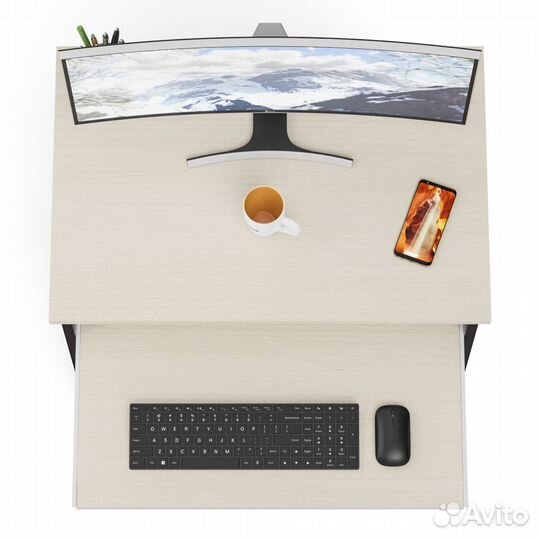 Стол компьютерный мд-ск-11-1 цвет венге/дуб