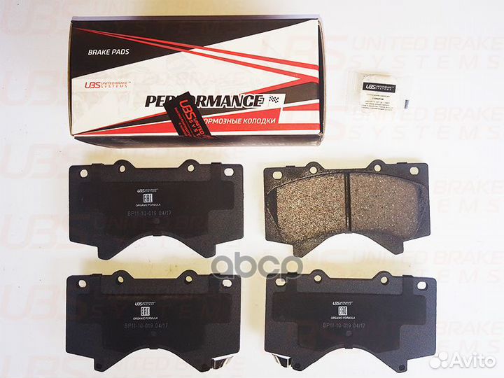 Премиум тормозные колодки toyota land cruiser J