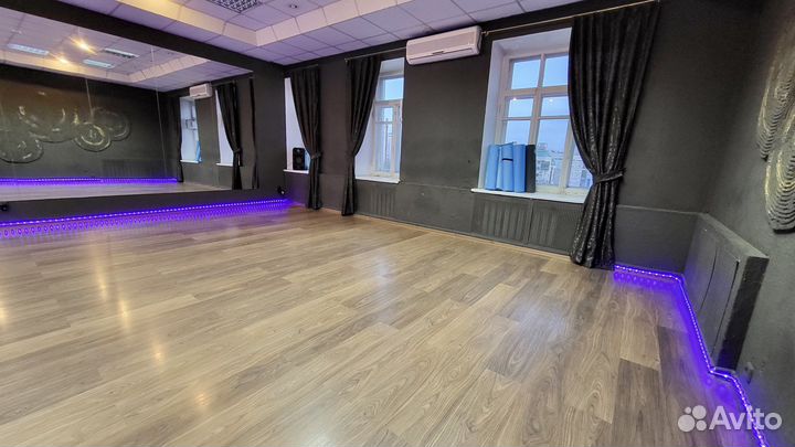 Аренда зала (почасовая) для танцев, фитнеса, йоги