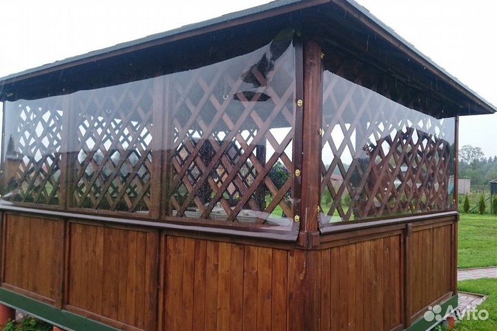 Мягкие окна от производителя от 1 на 1м до 4 на 4