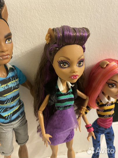 Куклы монстер хай семья Вульф