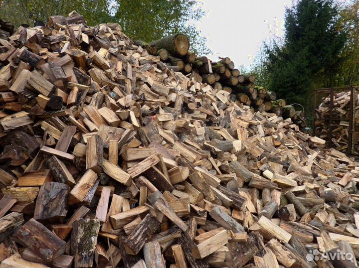Дрова естесвенной влажности