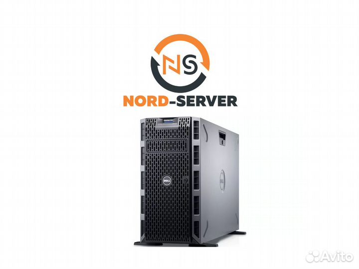 Сервер dell T630 16SFF 2x E5-2670 v3 128GB 2x 750W