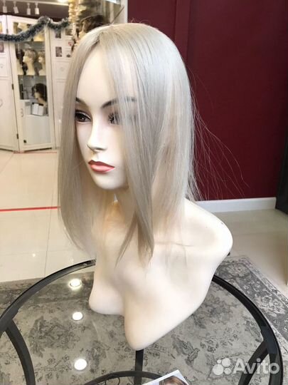 Накладка из натуральных волос 35см