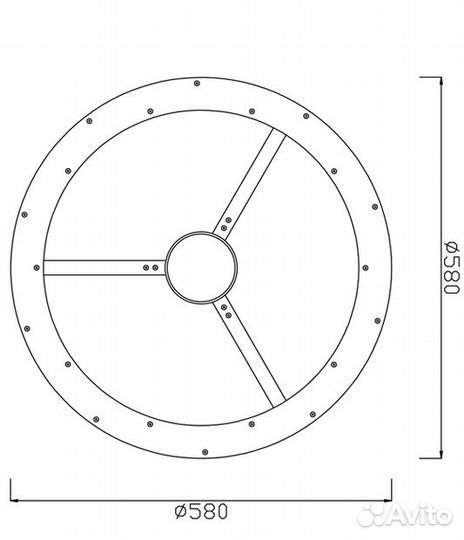Светильник светодиодный парковый