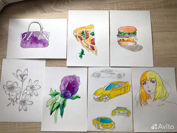 Рисунки, наброски