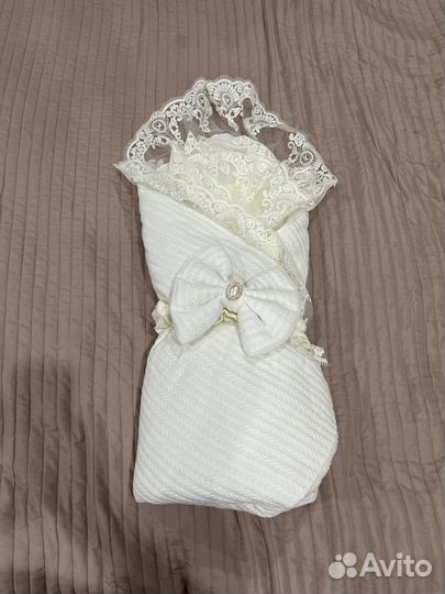 Конверт одеяло на выписку зима