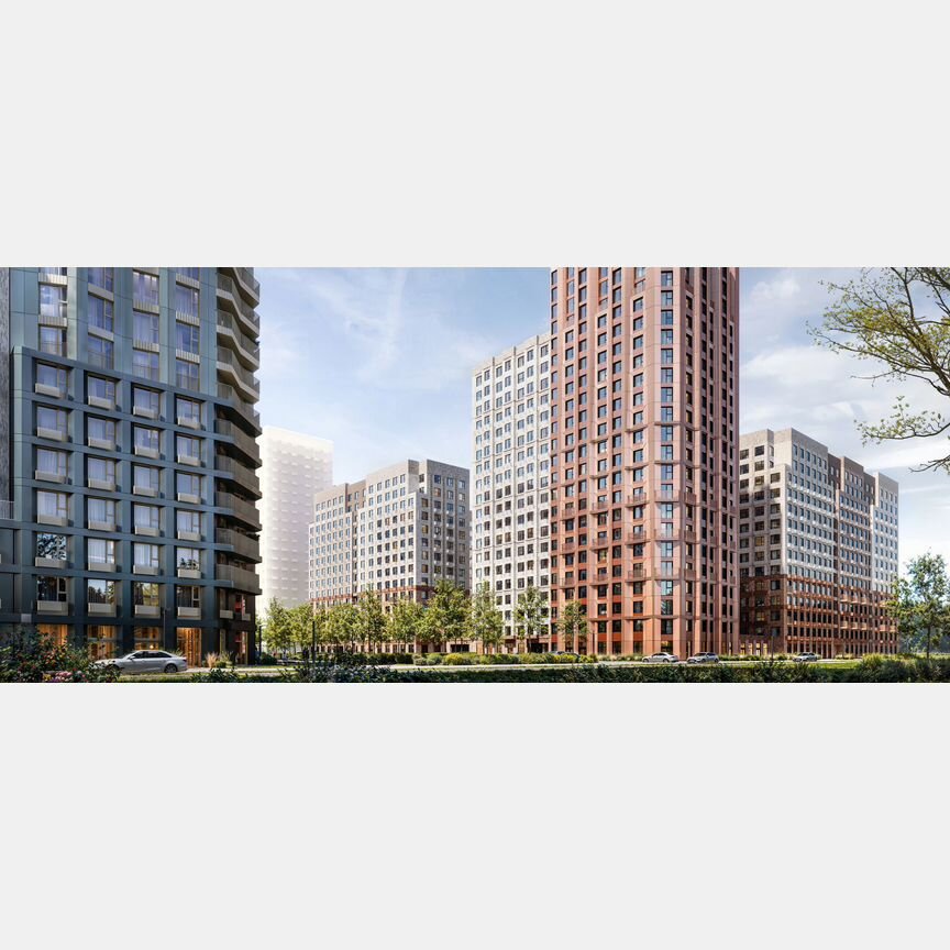 2-к. квартира, 52,5 м², 10/22 эт.