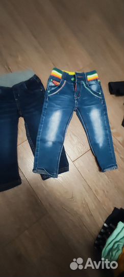 Джинсы на мальчика 86