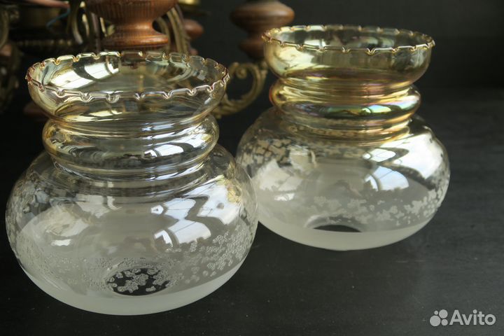 Бронзовая люстра СССР Югославия