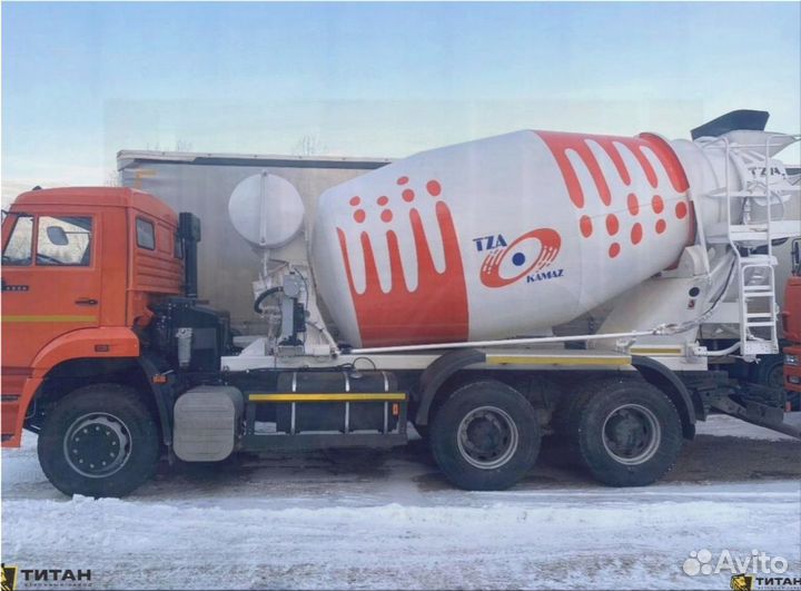 Доставка бетона миксером