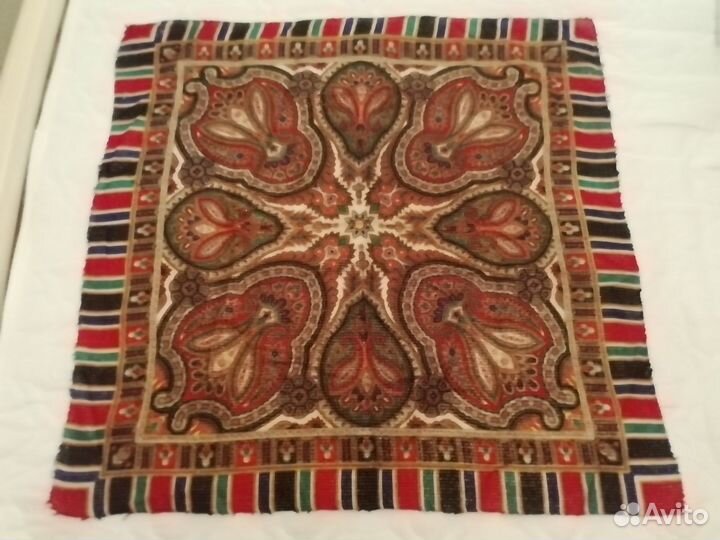 Платок с люрексом. Винтаж