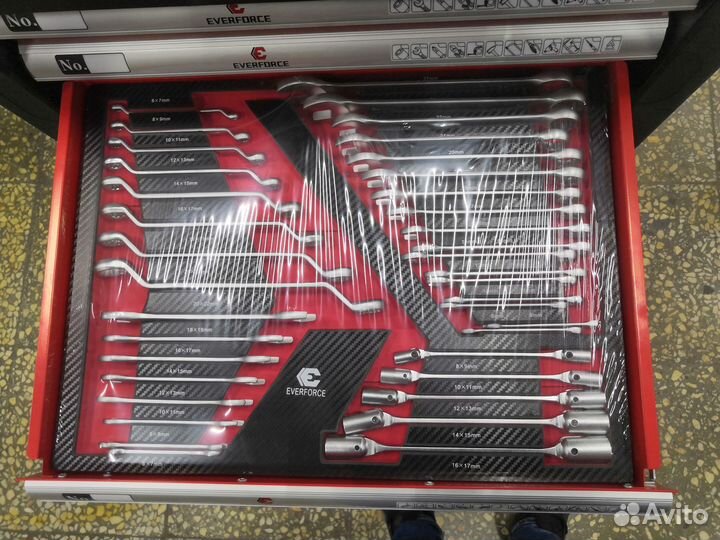 Тележка инструментальная 7-и полочная с набором