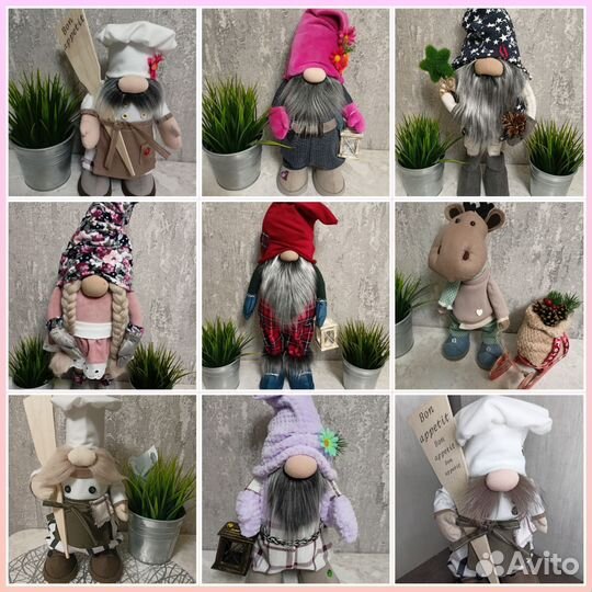 Интерьерные игрушки ручной работы