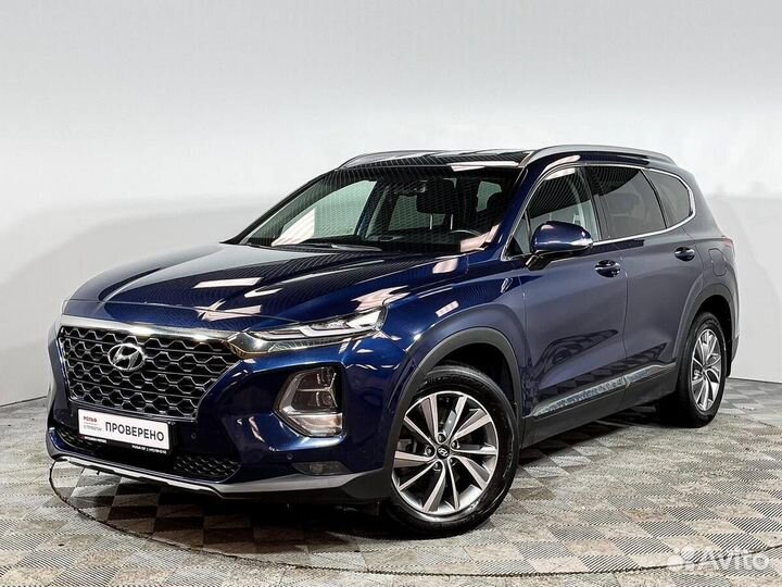 Hyundai Santa Fe 2.2 AT, 2020, 85 439 км