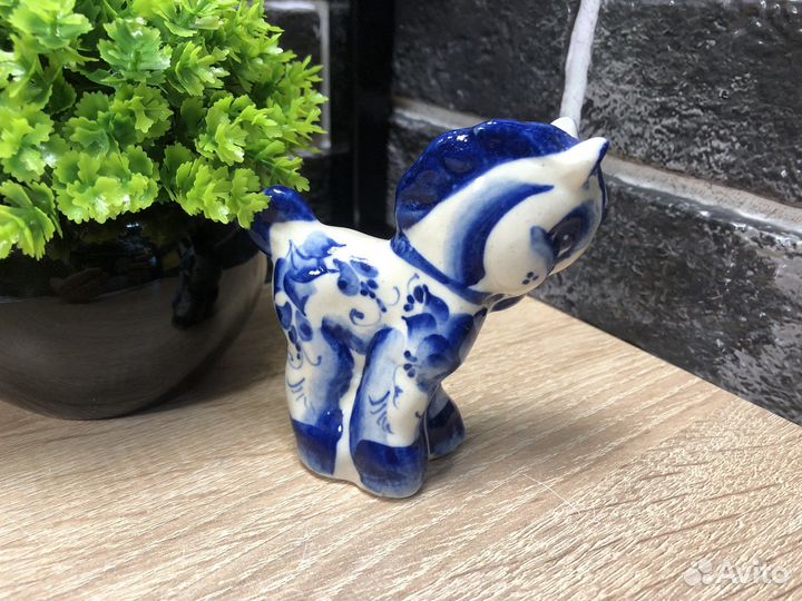 К.2596 Лошадка Гжель СССР