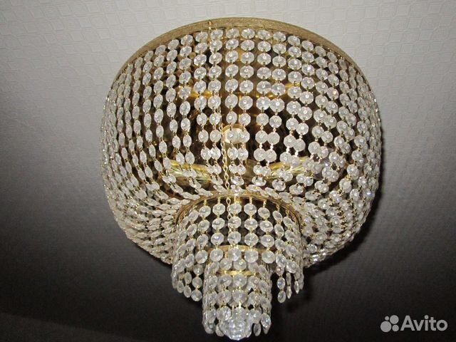 Люстра хрустальная Богемия. Чехия