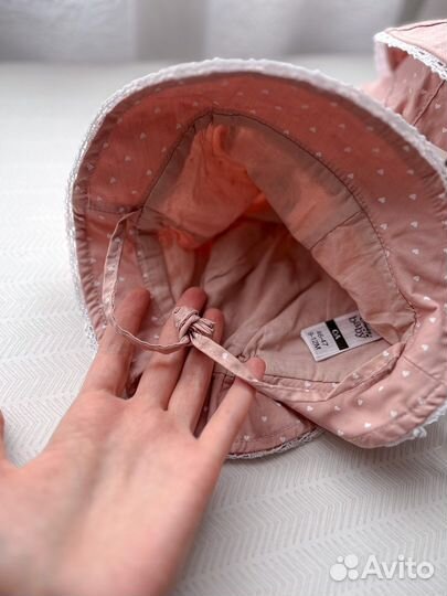 Шляпа панама на девочку 46 47