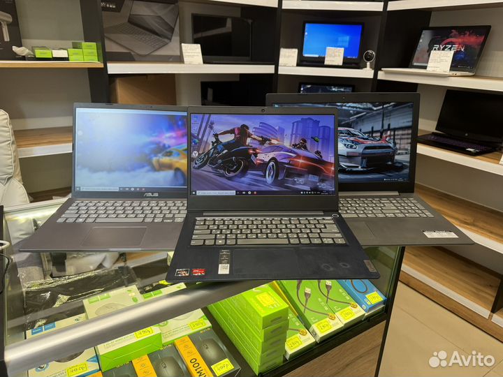 Офисные и игровые ноутбуки с гарантией