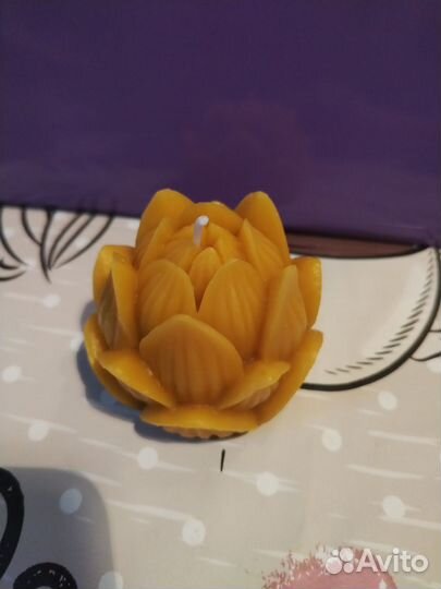 Свеча лотос