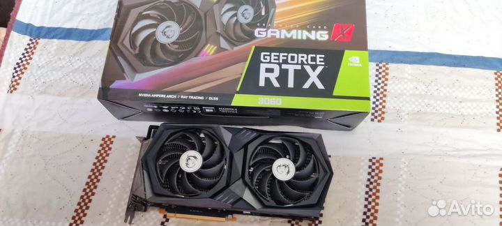 Видеокарта MSI RTX 3060 Gaming X 12Gb