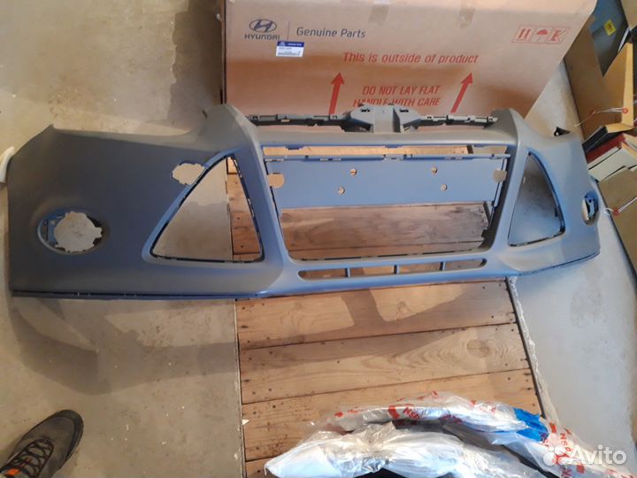 Бампер передний форд фокус 3 грунтованный