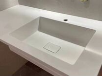 Столешница в ванную с интегрированной раковиной