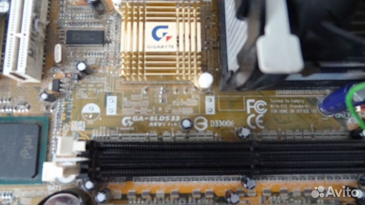 Материнская плата GA-8LD533 сокет 478 + процессор