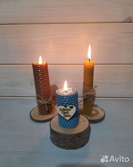 Свечи из натурального воска