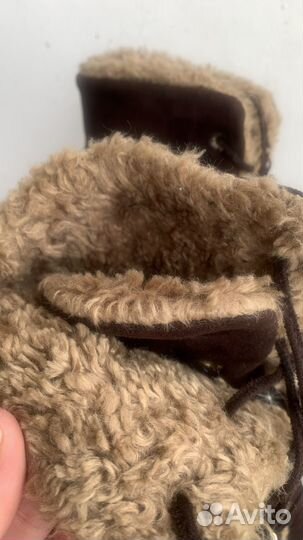 Ботильоны зимние, замша