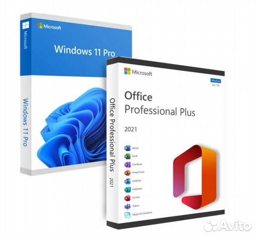 Комплект Windows 11 pro + Microsoft Office 2016