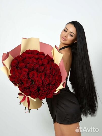 Букет из 51 розы. Доставка