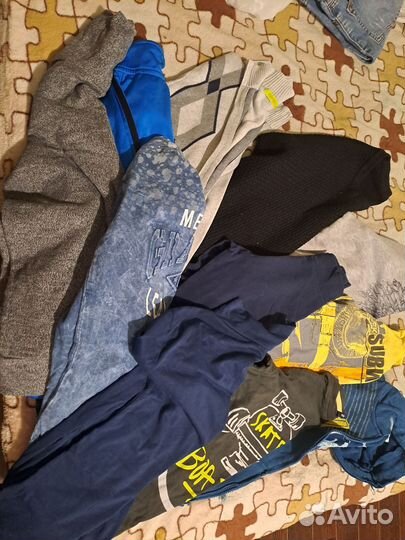 Детская одежда для мальчиков пакетом рост 134-140